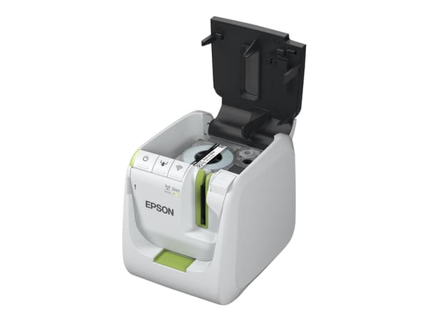 Epson LabelWorks LW-1000P - Etikettskriver - termotransfer - Rull (3,6 cm) - 360 dpi - inntil 35 mm/sek - USB 2.0, LAN, Wi-Fi(n) - kutter - grønn, bl