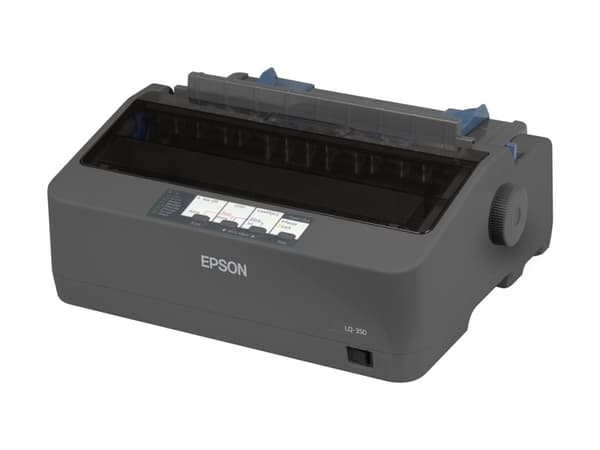Epson LQ 350 - Skrivare - svartvit - punktmatris - 24 pin - upp till 347 tecken/sek - parallell, USB 2.0, seriell