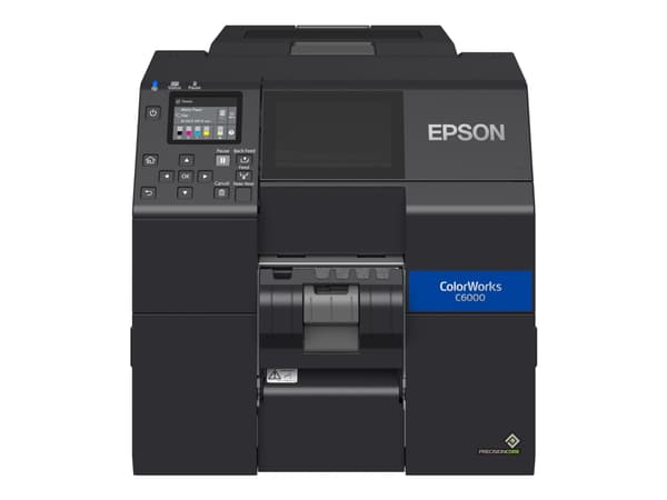 Epson ColorWorks CW-C6000Pe - Etikettskrivare - färg - bläckstråle - Rulle (11,2 cm) - 1200 x 1200 dpi - upp till 119 mm/sek (mono)/ upp till 119 mm/