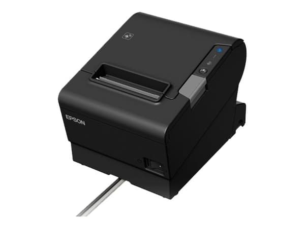Epson TM T88VI-iHub - Kvitteringsskriver - termolinje - Rull (7,95 cm) - 180 x 180 dpi - inntil 350 mm/sek - USB 2.0, LAN, seriell, NFC, USB 2.0 vert