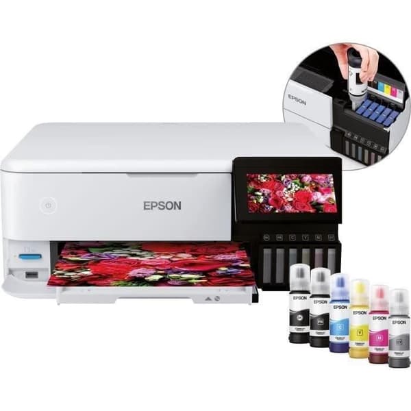3 -i -1 multifunktionsskrivare - EPSON - Ecotank ET -8500 - Bläckstråleskrivare - A4 - Färg - Wi -Fi - C11CJ20401