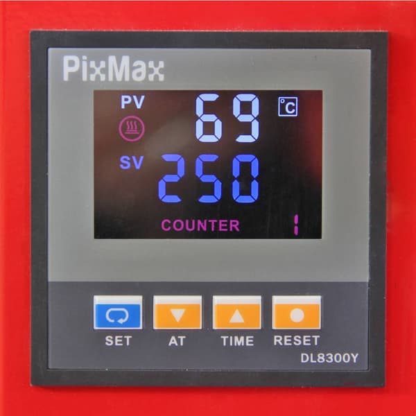 PixMax 50cm Varmepresse med Clam-åbning, Skæreplotter