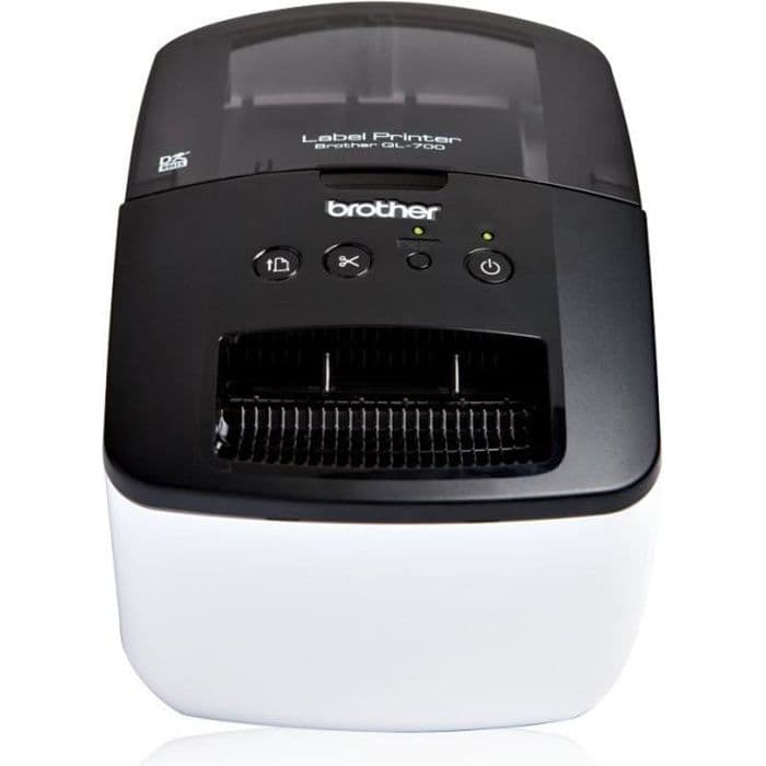 Etikettskrivare - BROTHER QL-700 Etikettskrivare - Termiskt papper - USB