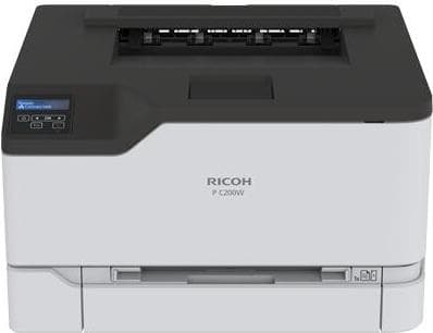 Ricoh P C200W - Laser - Väri - 2400 x 600 DPI - A4 - 24 sivua minuutissa - kaksoistulostus (9P00125) musta, Valkoinen