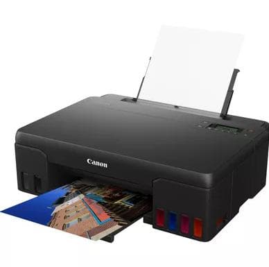 Canon PIXMA G550 - Printer - farve - inkjet - genopfyldelig - A4/Legal - op til 3,9 ipm (mono)/ op til 3,9 ipm (farve) - Kapacitet: 100 ark - USB 2.0,