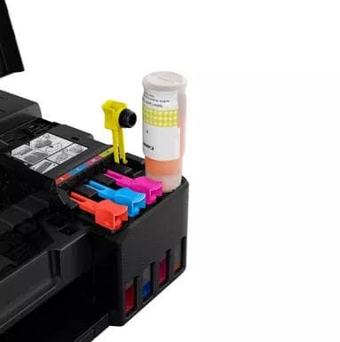 Canon PIXMA G550 - Printer - farve - inkjet - genopfyldelig - A4/Legal - op til 3,9 ipm (mono)/ op til 3,9 ipm (farve) - Kapacitet: 100 ark - USB 2.0,