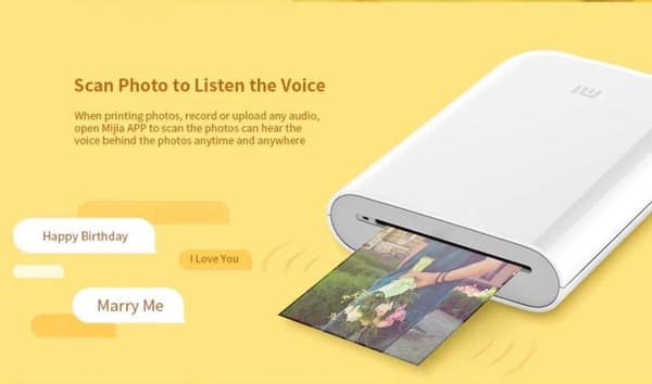 Xiaomi Mi bärbar fotoskrivare - Trådlös fotoskrivare -