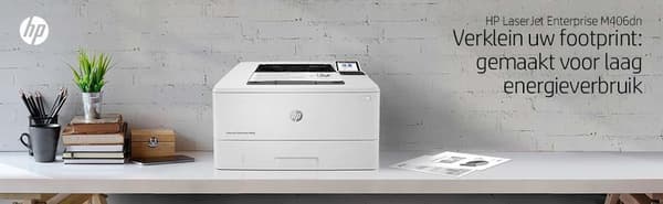 HP LaserJet Enterprise M406dn -tulostin Valkoinen