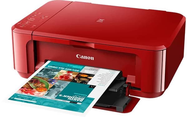 Canon PIXMA MG3650S Alt-i-en printer - rød