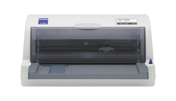 Epson LQ 630 - skrivare - monokrom - punktmatris - 360 x 180 dpi - 24 stift - upp till 360 tecken/sek. - parallell, USB 2.0