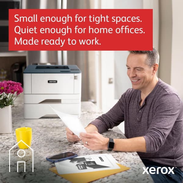 Xerox B310 - skrivare - svartvitt - duplex - laser - A4/Legal - 600 x 600 dpi - upp till 40 sidor/min. - Kapacitet: 350 ark - USB 2.0, LAN, Wi-Fi(n)