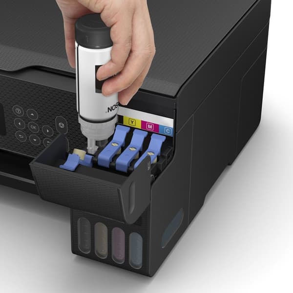 Epson EcoTank ET-2825 - multifunktionsprinter - farve - inkjet - genopfyldelig - A4 (medier) - op til 10 sider/min. (Udskriv) - 100 ark - USB, Wi-Fi -