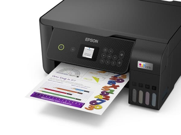 Epson EcoTank ET-2825 - multifunktionsprinter - farve - inkjet - genopfyldelig - A4 (medier) - op til 10 sider/min. (Udskriv) - 100 ark - USB, Wi-Fi -