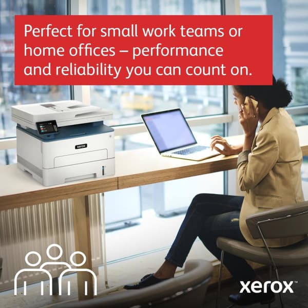 Xerox B235 - monitoimitulostin - b/w - laser - A4/Legal (media) - jopa 34 sivua/min. (Tulosta) - 250 arkkia - 33,6 Kbps - USB 2.0, LAN, Wi-Fi(n), USB