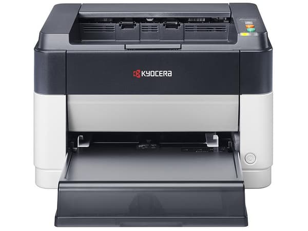 Kyocera FS-1061DN - tulostin - yksivärinen - kaksipuolinen - laser - 1800 x 600 dpi - jopa 25 sivua/min. - Kapasiteetti: 250 arkkia - USB 2.0, LAN (11 musta, Valkoinen