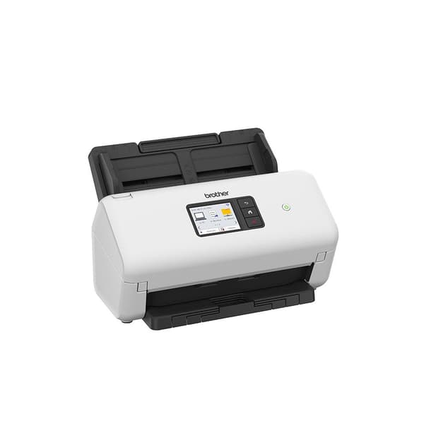 Brother ADS-4500W R/V 70ppm/35ipm ADF 60f Wifi (ADS4500WRE1) Sort, Hvid
