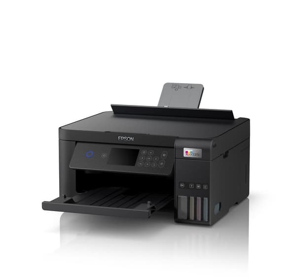 Epson EcoTank ET-2851 - multifunktionsprinter - farve - inkjet - genopfyldelig - A4 (medie) - op til 10,5 sider/min. (Udskriv) - 100 ark - USB, Wi-Fi