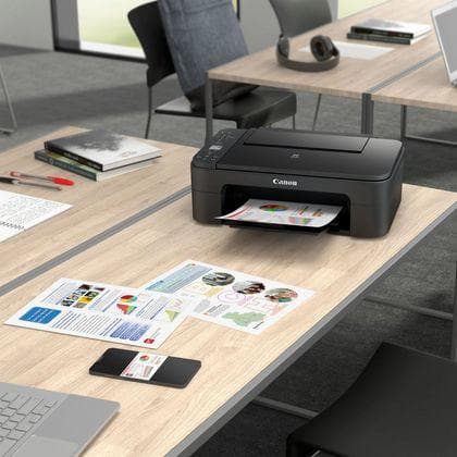 Canon PIXMA TS3350 printer farve inkjet multifunktionsenhed DIN A4 (scanner, kopimaskine, 4.800 x 1.200 dpi, WLAN, USB, Apple AirPrint, PIXMA cloud li