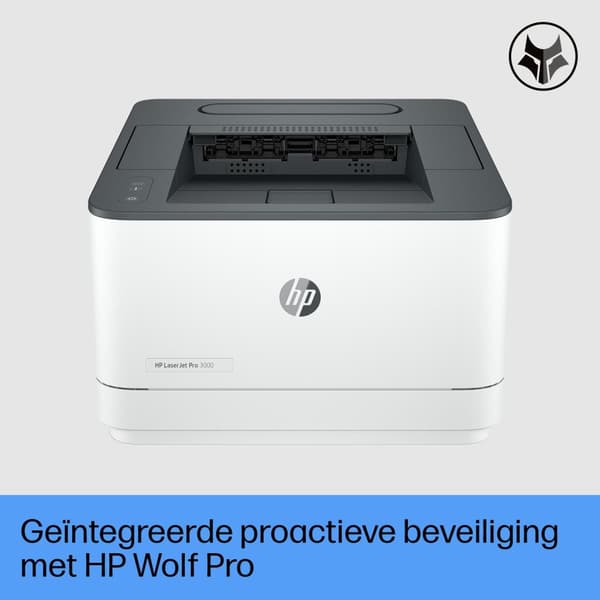 HP LaserJet Pro 3002dw-printer - Sort og hvid - Små og mellemstore virksomhedsprintere - Print - Dual-band Wi-Fi, høj sikkerhed, energieffektiv, hurti