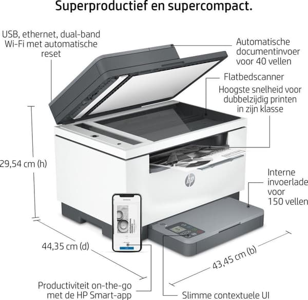 HP LaserJet M234sdw - Alt-i-en laserprinter