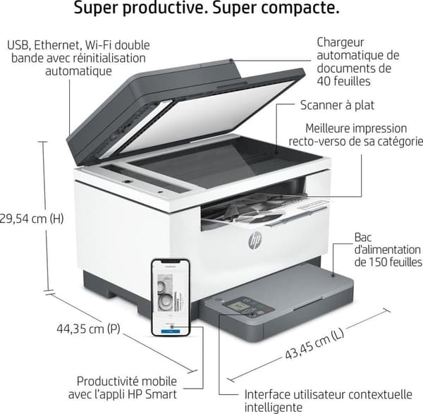 HP LaserJet M234sdw - Alt-i-en laserprinter