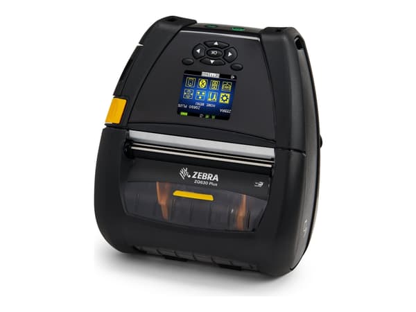 Zebra ZQ600 Series ZQ630 Plus - Etikettskrivare - direkt termisk - Rulle (11,2 cm) - 203 dpi - upp till 115 mm/sek - USB, NFC, RS232C, Wi-Fi(ac), Blu Svart