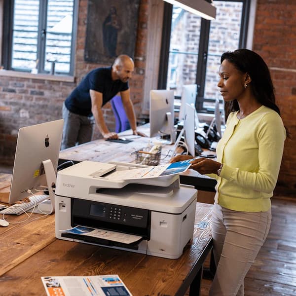 Brother MFCJ6540DWERE1 farve inkjet multifunktionsprinter A3 printer, scanner, kopimaskine, fax ADF, duplex, LAN, USB, WL EcoPro (MFCJ6540DWERE1)