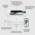 Miniatyrbild 7 av 7: HP LaserJet Pro 4002dw skrivare, utskrift, dubbelsidig utskrift; Första sidan snabbt ut; Kompakt storlek; Energieffektiva; Optimal säkerhet; Dubbelban