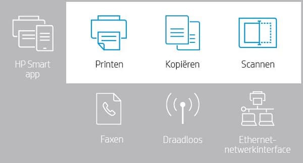 HP Color Laser MFP 179fnw, Skriv ut, Kopiera, Skanna, Faxa, Skanna till PDF