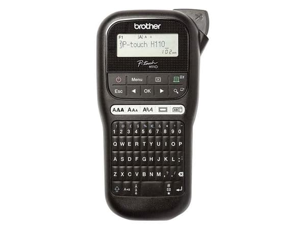 Brother PT-H110, QWERTY, TZe, Trermisk overføring, 180 x 180 DPI, 20 mm/sek, AAA