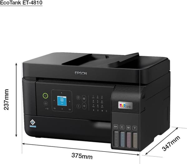 Epson EcoTank ET-4810 Inkjet A4 4800 x 1200 DPI WiFi (C11CK57402)