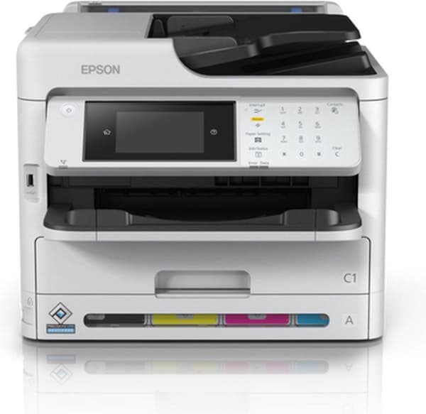 Epson WorkForce Pro WF-C5890DWF - Multifunktionsprinter - farve - inkjet - A4/Legal (medie) - op til 25 sider/min. (Udskriv) - 330 ark - 33,6 Kbps - U