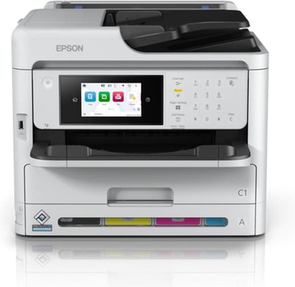 Epson WorkForce Pro WF-C5890DWF - Multifunktionsprinter - farve - inkjet - A4/Legal (medie) - op til 25 sider/min. (Udskriv) - 330 ark - 33,6 Kbps - U