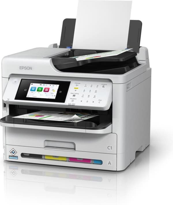 Epson WorkForce Pro WF-C5890DWF - Multifunktionsprinter - farve - inkjet - A4/Legal (medie) - op til 25 sider/min. (Udskriv) - 330 ark - 33,6 Kbps - U