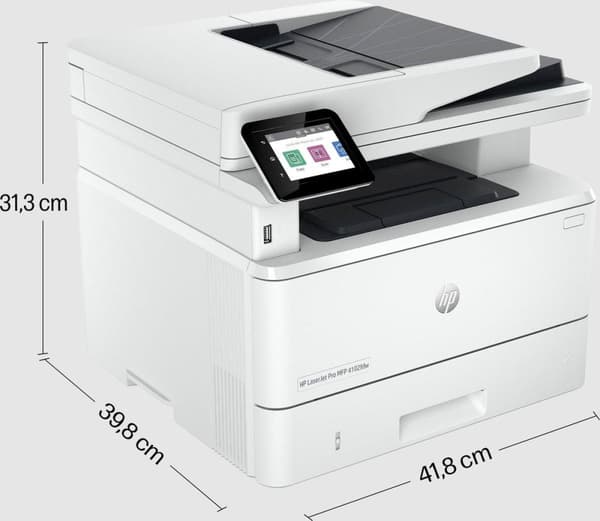 HP Inc HP LaserJet Pro MFP 4102fdw - multifunktionsprinter - sort/hvid - laser - lovlig (216 x 356 mm) (original) - A4/legal (medie) - op til 38 sider