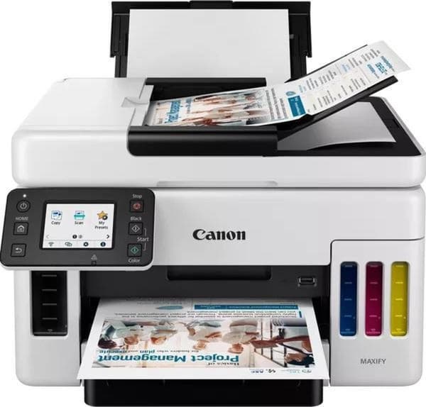 Canon MAXIFY GX6050 - Multifunktionsskrivare - färg - bläckstråle - påfyllningsbar - Legal (216 x 356 mm)/A4 (210 x 297 mm) (Original) - A4/Legal (med