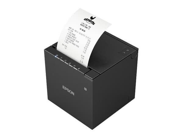 Epson TM m30III - Kvittoskrivare - termisk linje - Rulle (7,95 cm) - 203 x 203 dpi - upp till 300 mm/sek - USB 2.0-värd, USB, USB-C, LAN, Wi-Fi(ac),