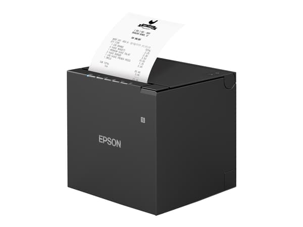Epson TM m30III - Kvittoskrivare - termisk linje - Rulle (7,95 cm) - 203 x 203 dpi - upp till 300 mm/sek - USB 2.0-värd, USB, USB-C, LAN, Wi-Fi(ac),