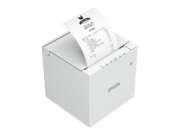 Epson TM m30III - Kvittoskrivare - termisk linje - Rulle (7,95 cm) - 203 x 203 dpi - upp till 300 mm/sek - USB 2.0-värd, USB, USB-C, LAN - kniv