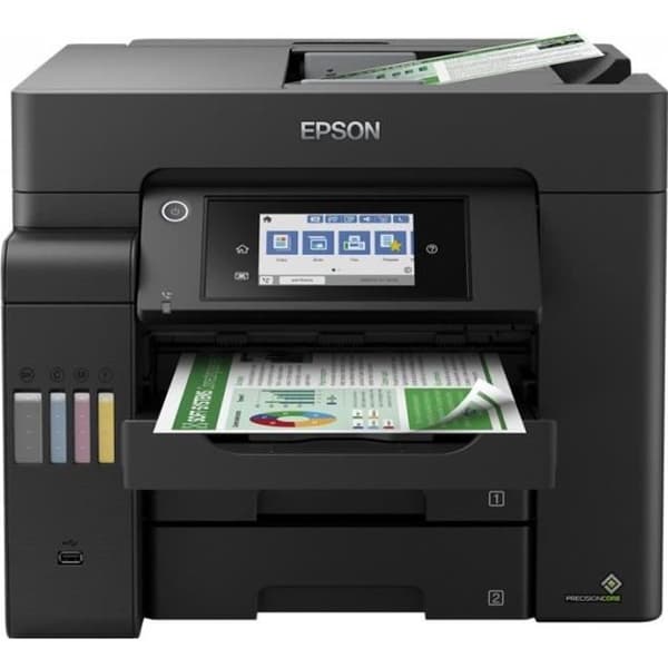 EPSON EcoTank L6550 multifunktionell färgbläckstråleskrivare - Dubbelsidig - ADF - Trådlös - A4 Svart