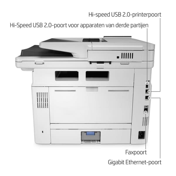 HP LaserJet Enterprise MFP M430f - multifunktionsskrivare - svartvit - laser - 216 x 297 mm (original) - A4 (media) - upp till 38 sidor/min. (kopia) -