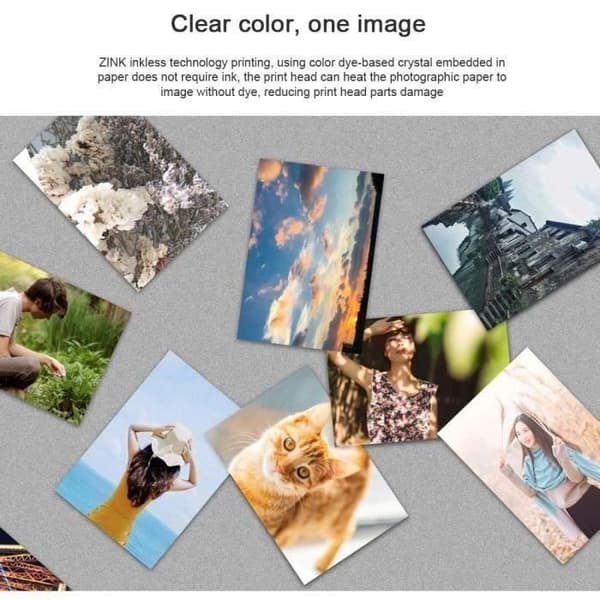 Xiaomi fotoskrivare Bärbar fotoskrivare Vit