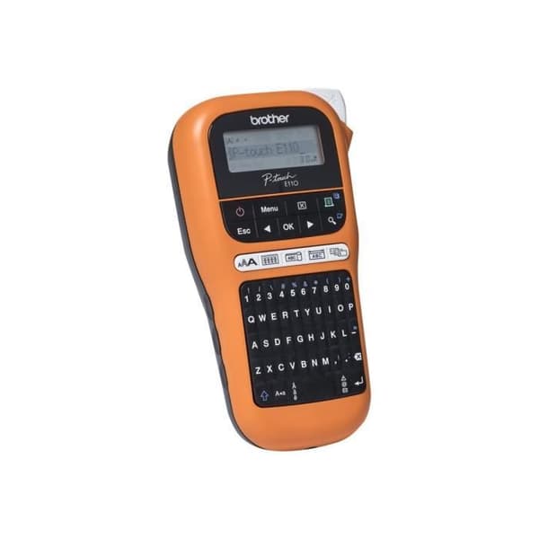 Brother P-Touch PT-E110VP Monokrom termisk överföringsetikettskrivarrulle (1,2 cm) 180 dpi upp till 20 mm-sekunder utskrift per 2...