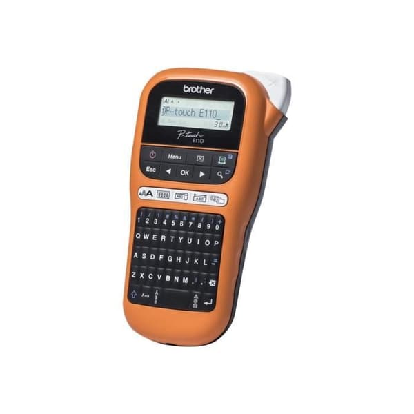Brother P-Touch PT-E110VP Monokrom termisk överföringsetikettskrivarrulle (1,2 cm) 180 dpi upp till 20 mm-sekunder utskrift per 2...