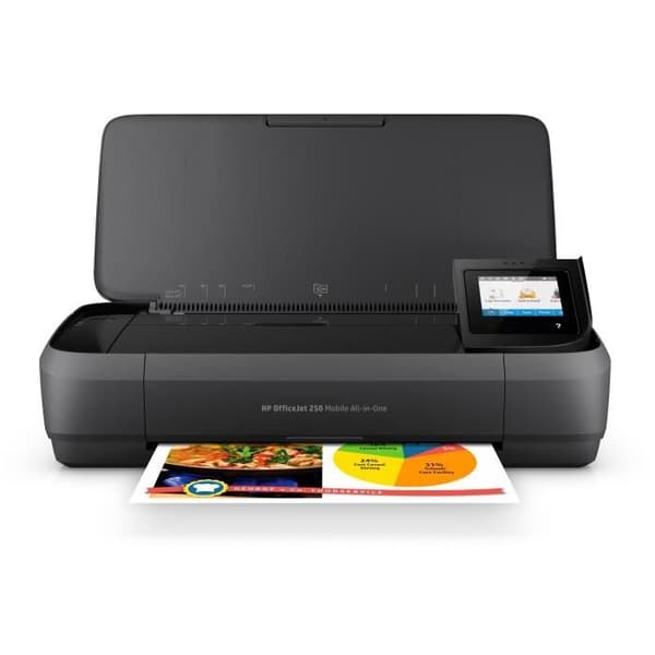 HP OfficeJet 250 bärbar färgbläckstråleskrivare Svart