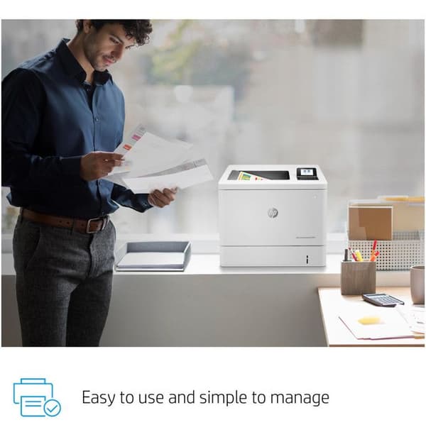 Färglaser skrivare - HP - M554DN - 33 ppm (svart) - 35 ppm (färg) - A4