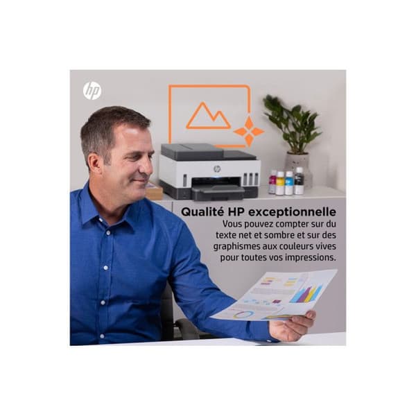 Multifunktionsskrivare - HP - Smart Tank 7605 - Bläckstråle - Färg - Wi-Fi