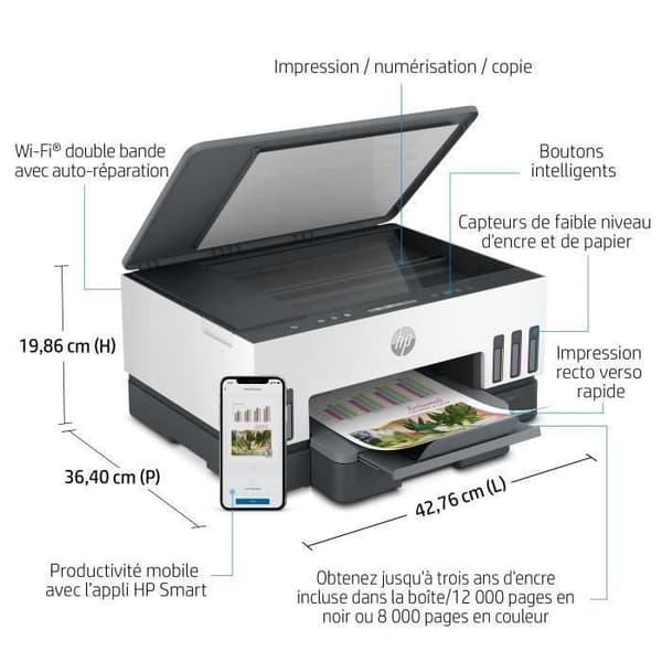 HP Smart Tank 7005 Color Ink Tank All-in-One-skrivare