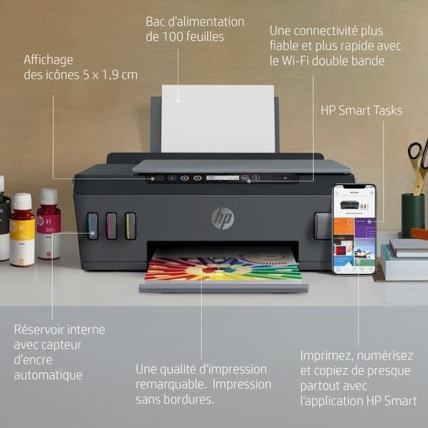 HP Smart Tank Plus 555 färgbläcktank allt-i-ett-skrivare
