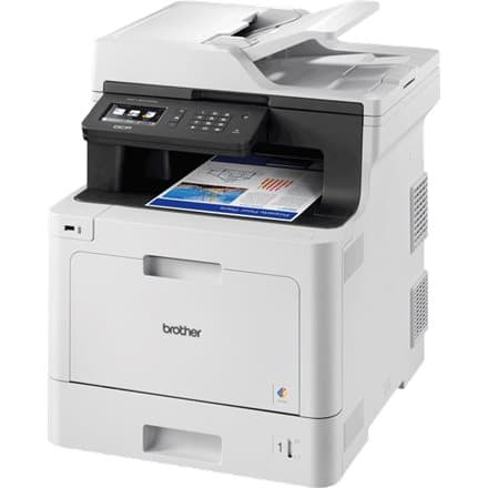 Brother DCP-L8410CDW | Laser | Colour | Multifunctional | A4 | Wi-Fi | Grey Svart, Vit